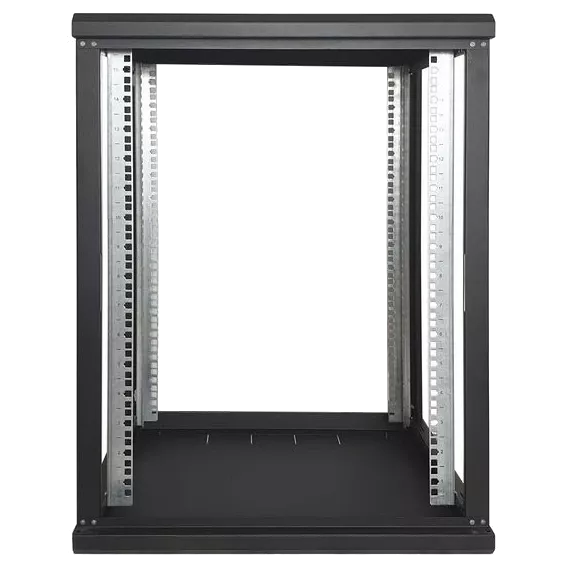 EServer 15U 600х500х773 скло, чорна Шафа