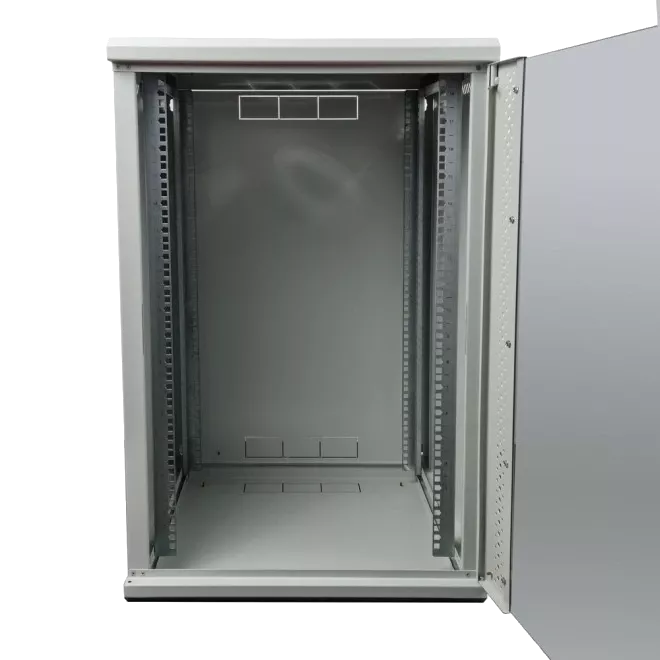 EServer 15U 600х500х773 скло, сіра Шафа