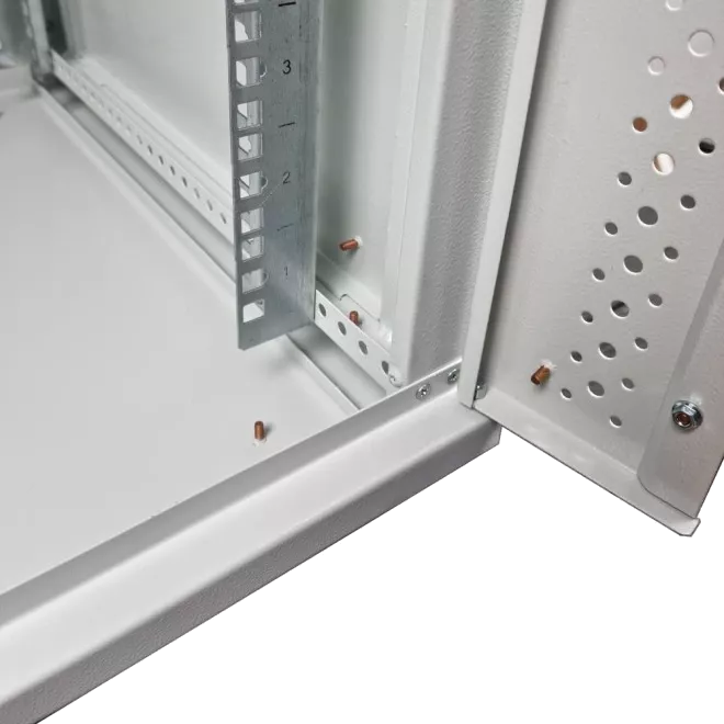 EServer 15U 600х500х773 скло, сіра Шафа