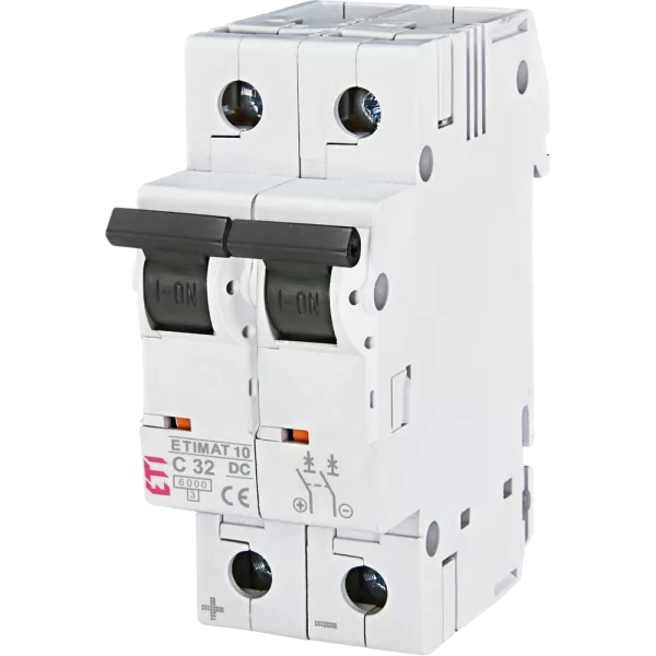 ЕТІ ETIMAT 10 DC 2p C 32A (6 kA) Автоматичний вимикач