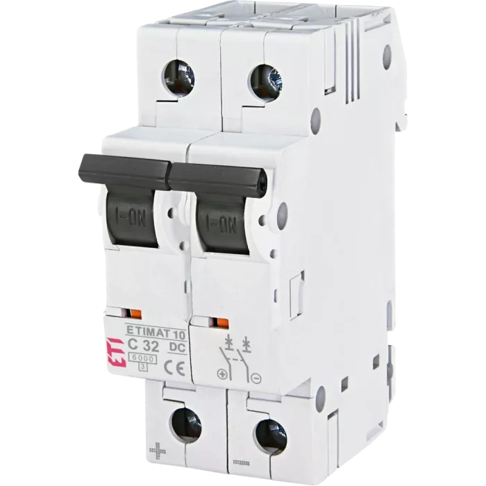 ЕТІ ETIMAT 10 DC 2p C 32A (6 kA) Автоматический выключатель