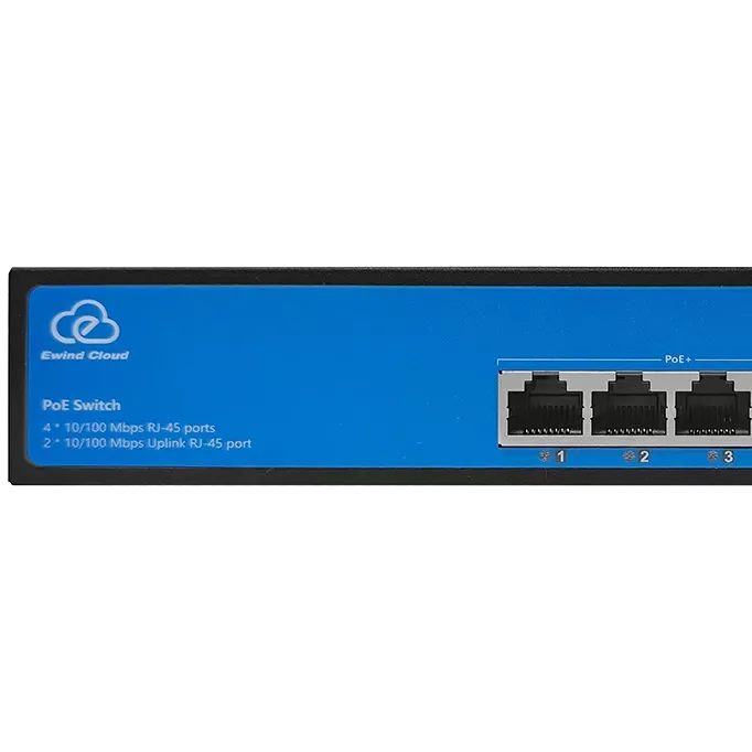 Ewind EW-ES2006CF-AP PoE Комутатор 4 порти некерований