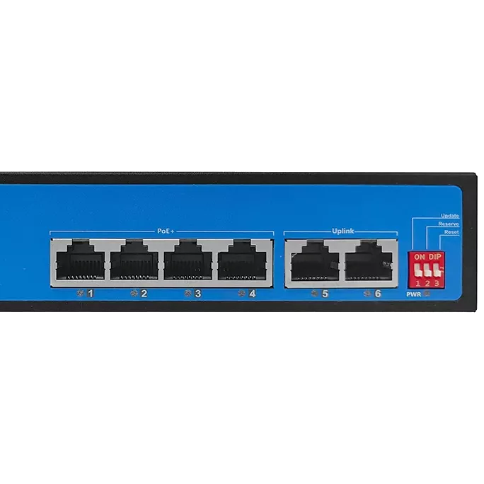 Ewind EW-ES2006CF-AP PoE Комутатор 4 порти некерований