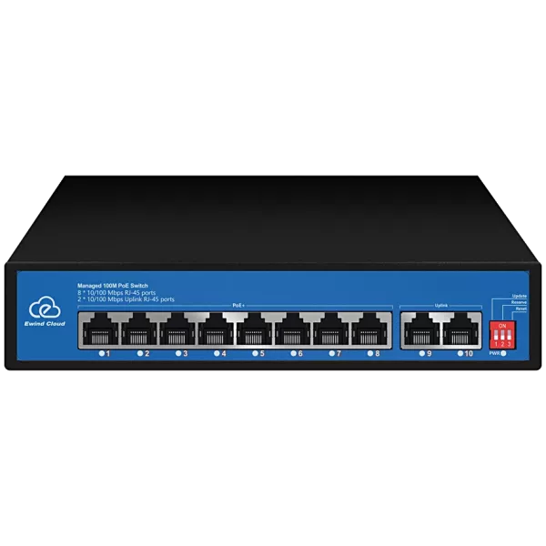 Ewind EW-ES2010CF-AP PoE Комутатор 8 портів некерований