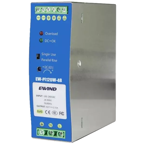 Ewind EW-PI120W-48 на DIN-рейку 120 Вт/48 В Блок живлення