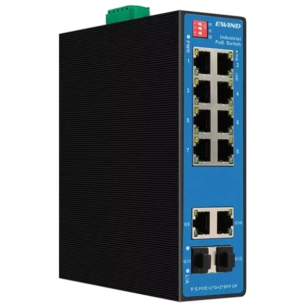 Ewind EW-PIS1812-8GE Комутатор 12 портів некерований