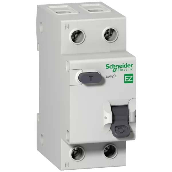 Schneider Electric EZ9D34632 Easy9, 1Р+N, 32А 30мА AC Диференційний автоматичний вимикач