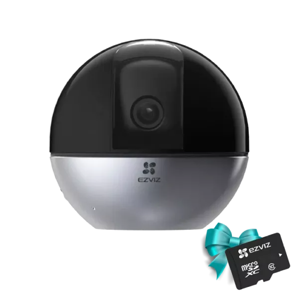камера Ezviz E6 + карта пам'яті CS-CMT-CARDT32G-D Комплект