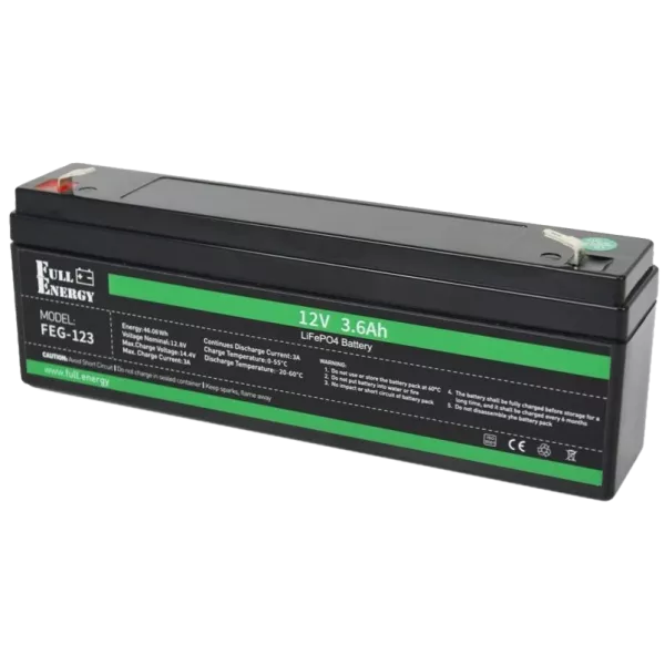Full Energy FEG-123 Аккумулятор LiFePO4 12В 3А•ч