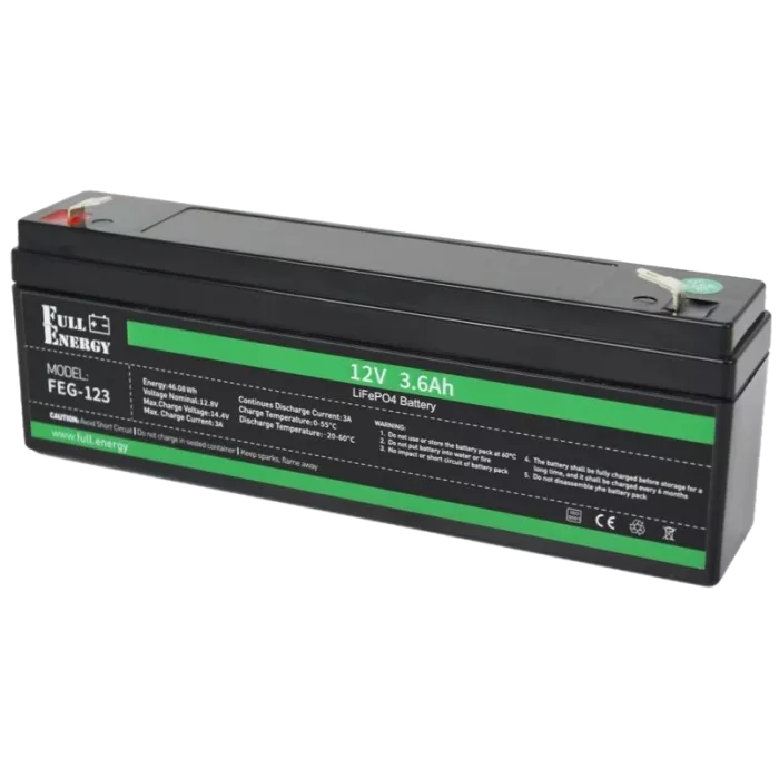 Full Energy FEG-123 Аккумулятор LiFePO4 12В 3А•ч