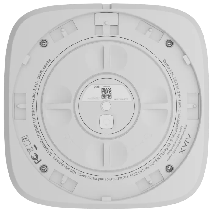 Ajax EN54 FireProtect (Sounder/VAD) white пожарный светозвуковой "ВИХІД" Извещатель