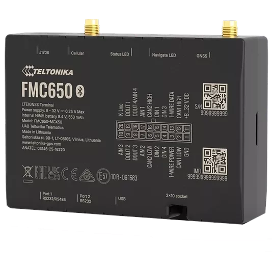 Teltonika FMC650 CAN J1708 Профессиональный GPS-трекер