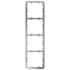 Ajax Frame (4 seats) vertical [55] ASP Рамка для четырех выключателей