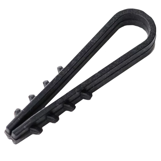 APRO FT-6B Дюбель-ялинка 6 мм під круглий кабель чорний (пач. 100 шт.)