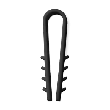 Дюбель Ziplex ялинка кругла d 8 чорна (100 шт)