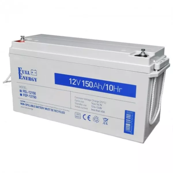Full Energy FEL-12150 Акумулятор гелевий 12В 150 А/г