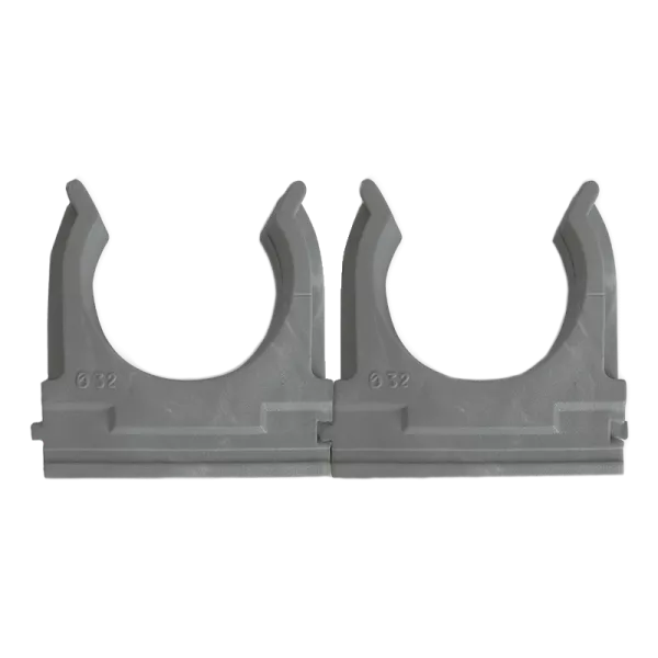 Крепление Ziplex для гофри d 32 сіре (25 шт)