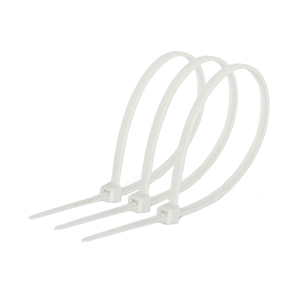 Стяжка Ziplex кабельна 3х200 біла (100шт)