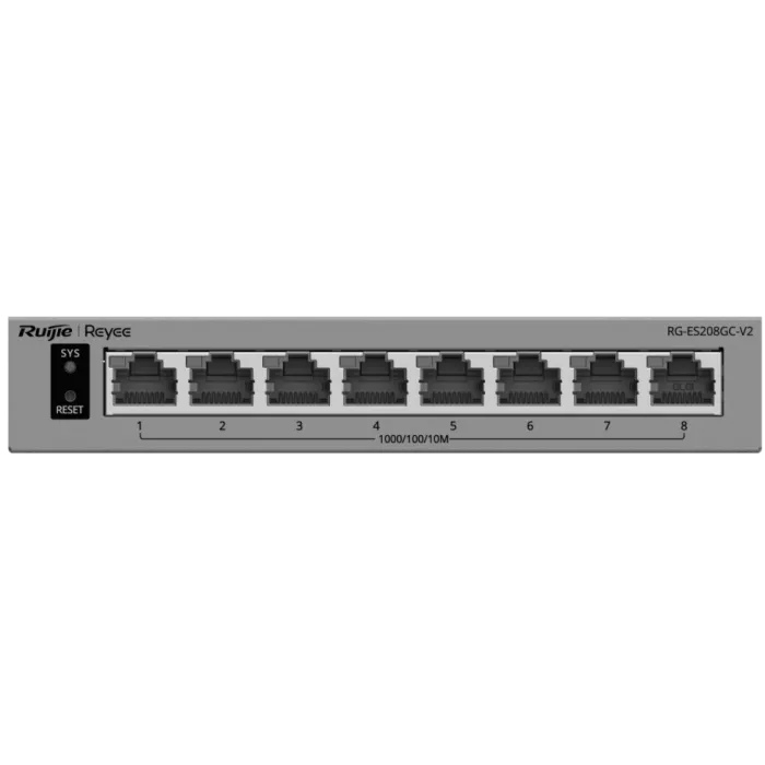 Ruijie Reyee RG-ES208GC-V2 Комутатор 8 портів керований