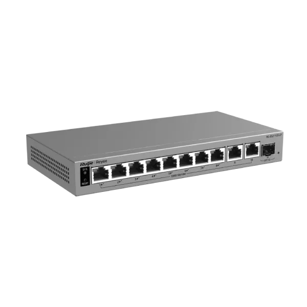 Ruijie RG-ES211GS-LP PoE Комутатор 11 портів керований хмарно