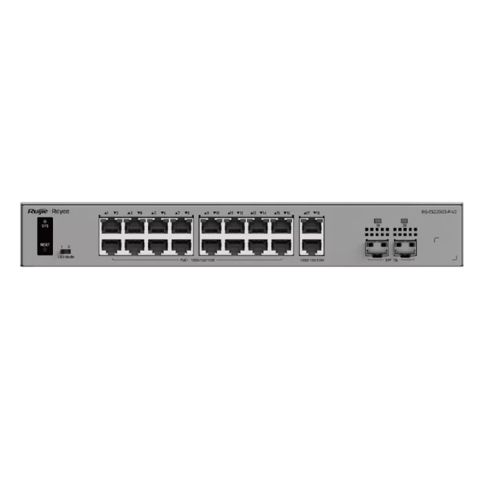 Ruijie Reyee RG-ES220GS-P-V2 POE Коммутатор 20 портов управляемый