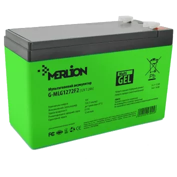 MERLION G-MLG1272F2 7.2 А--ч 12В Свинцево-кислотна акумуляторна батарея