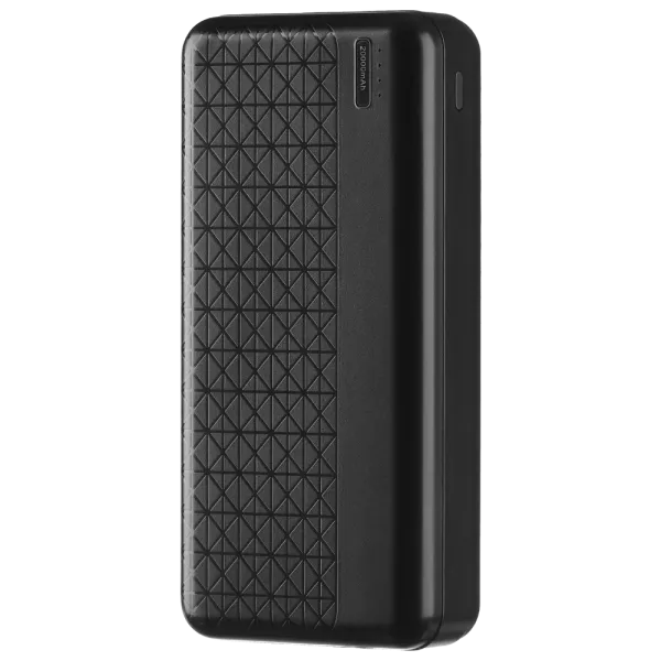 2E 20000mAh Geometry PD+QC 3.0 18W black Повербанк