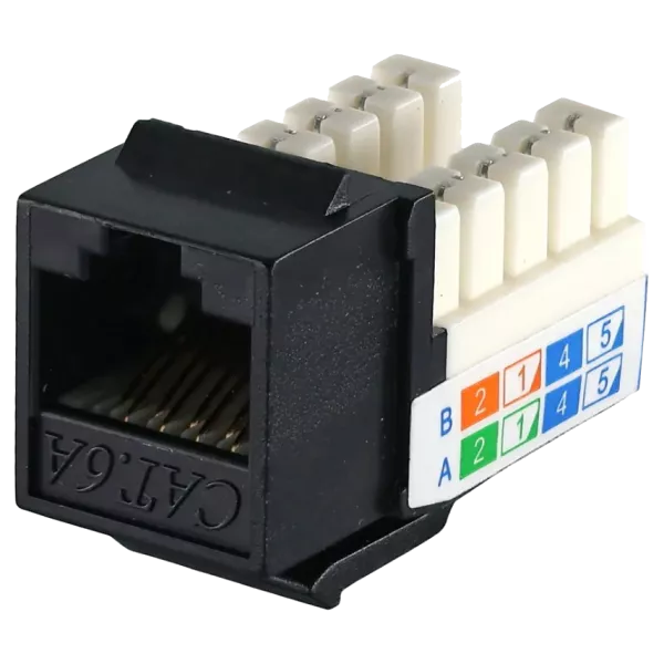 KeyStone RJ45 UTP, кат. 5e, 6, 6a, 110, Slim, W - 16.6 мм Модуль