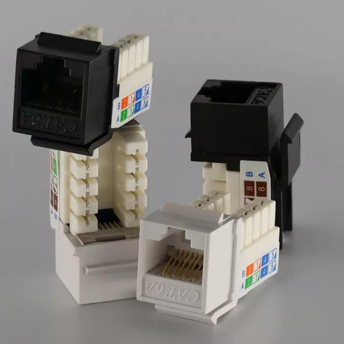 KeyStone RJ45 UTP, кат. 5e, 6, 6a, 110, Slim, W -16.6 мм Модуль