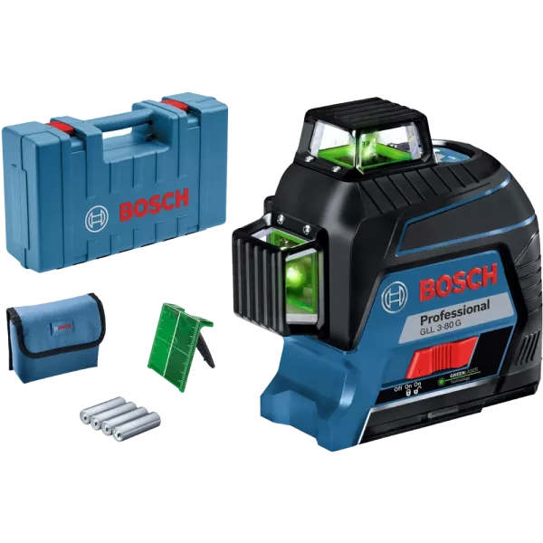 Bosch GLL 3-80 G (0601063Y00) Нівелір лазерний + кейс
