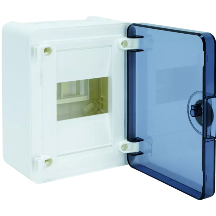 Hager GOLF VS104TD (1х4) Щит з/у з прозорими дверцятами