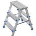 VIRASTAR GORA 2х3 Алюминиевая двухсторонняя стремянка