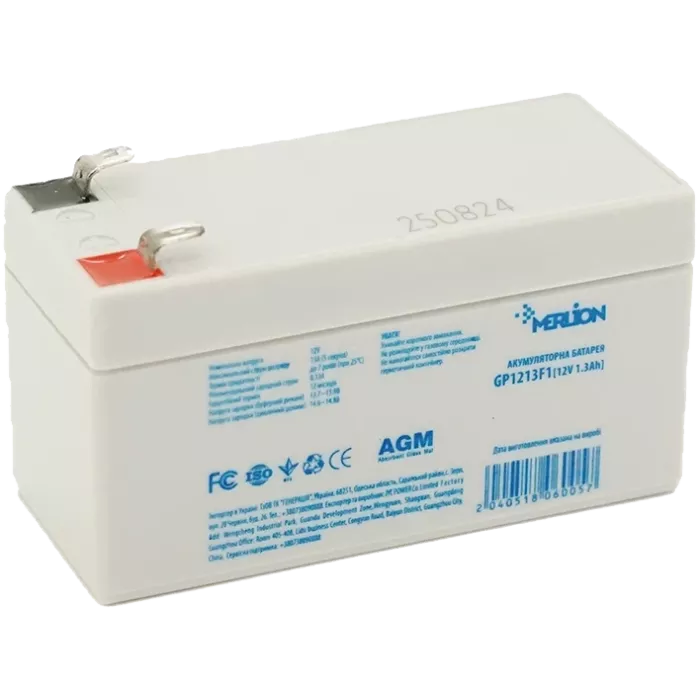 MERLION AGM GP1213F1 12В 1.3 А•г Акумуляторна батарея
