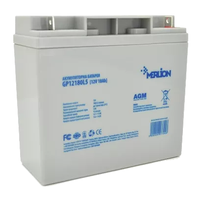 MERLION AGM GP12180L5 12В 18 А•г Акумуляторна батарея