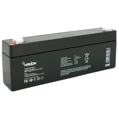 MERLION GP1223F1 2.3А*г 12В Свинцево-кислотна акумуляторна батарея