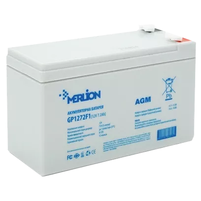 MERLION AGM GP1272F1 12V 7.2AH Акумуляторна батарея