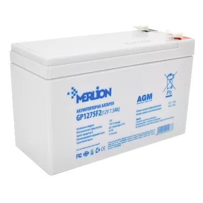 MERLION AGM GP1275F2 12В 7,5А•г Акумуляторна батарея