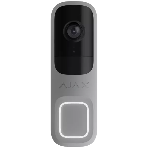Ajax Doorbell Grey RAL 7004 Відеодзвінок