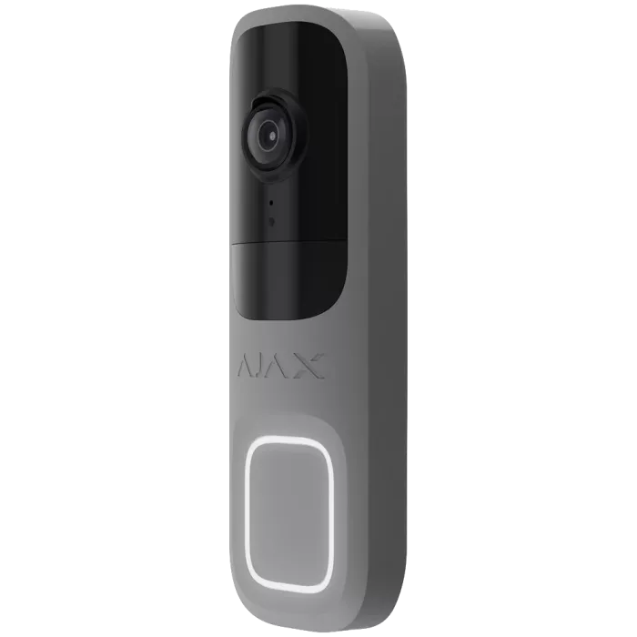 Ajax Doorbell Grey RAL 7004 Відеодзвінок