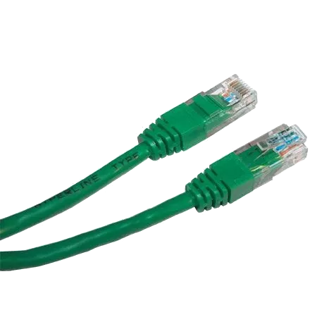 Патч-корд  E-server UTP,  0.5 м, кат. 5e зелений