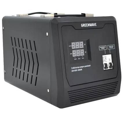 Green Wave Mauser 3000VA (2100Вт) Стабілізатор напруги релейний DC140-260V, AC220