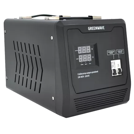 Green Wave Mauser 5000VA (3500Вт) Стабілізатор напруги релейний клеммные колодки DC140-260V, AC220