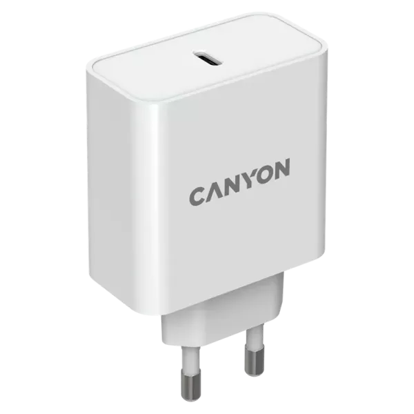 Canyon H-65 white (GAN 65W) Мережевий зарядний пристрiй