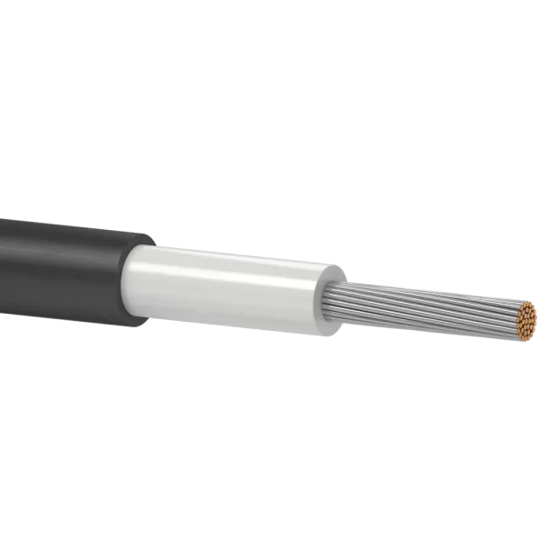 Одескабель H1Z2Z2-K 1*4 black (Бухта 50 м) Кабель для сонячних панелей