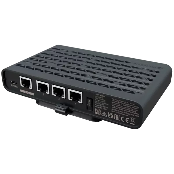 MikroTik hAP be lite (A42G-HbeP) Wi-Fi 7 BE3600 Маршрутизатор и точка доступа