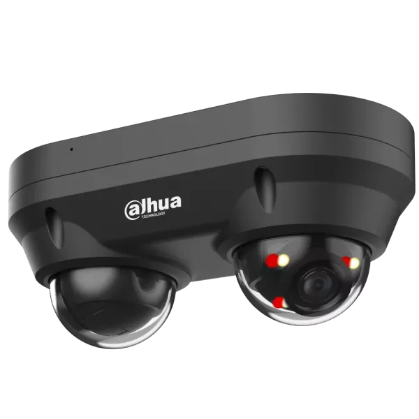 DH-IPC-HDBW2449F-AS-E2-IL-Black 2x4МП IP відеокамера Dahua