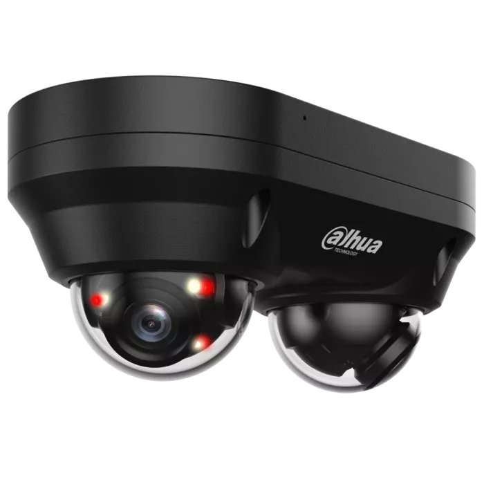 DH-IPC-HDBW2449F-AS-E2-IL-Black 2x4МП IP відеокамера Dahua