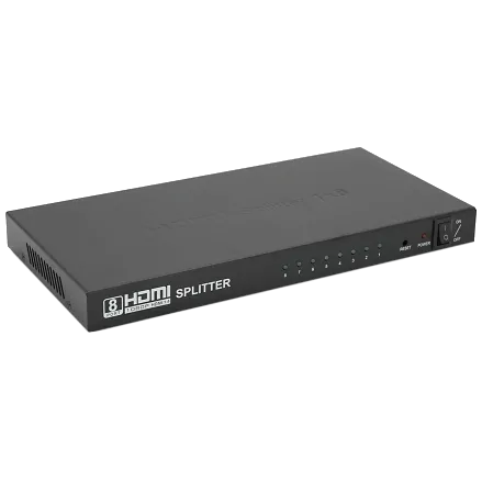 1=>8 порти 4K, 2K, 3D, 1080Р DC5V/2A Активний сплітер