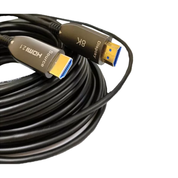 HDMI 2.1 патчкорд 10м з передачею сигналу 8K UHD 48 Gbps по оптичному кабелю (AOC)