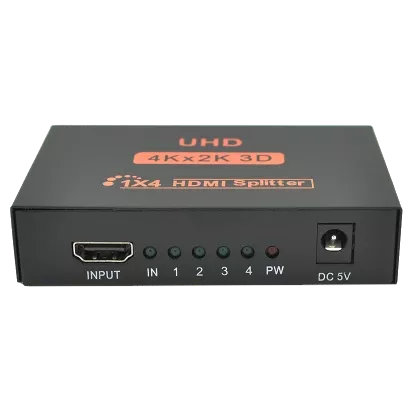 1=>4 порта 4K, 2K DC5V/2A Активний HDMI сплітер
